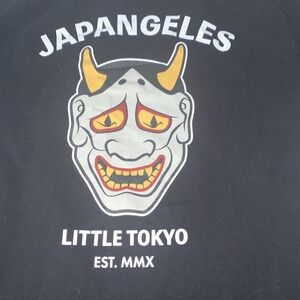 Japangeles Little Tokyo Hannya Mask Shirt Medium Black Streetwear